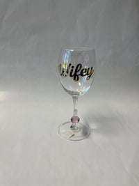 Thumbnail for Wifey Wine Glass – 6 PC PPK
