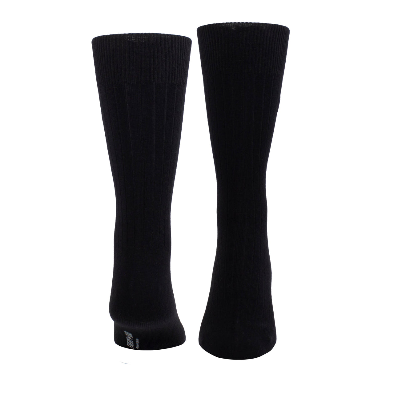 PERRI MENS EVERYDAY PREMIUM RIB WOOL CREW SOCK, 1 PAIR