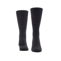 Thumbnail for PERRI MENS EVERYDAY PREMIUM RIB WOOL CREW SOCK, 1 PAIR