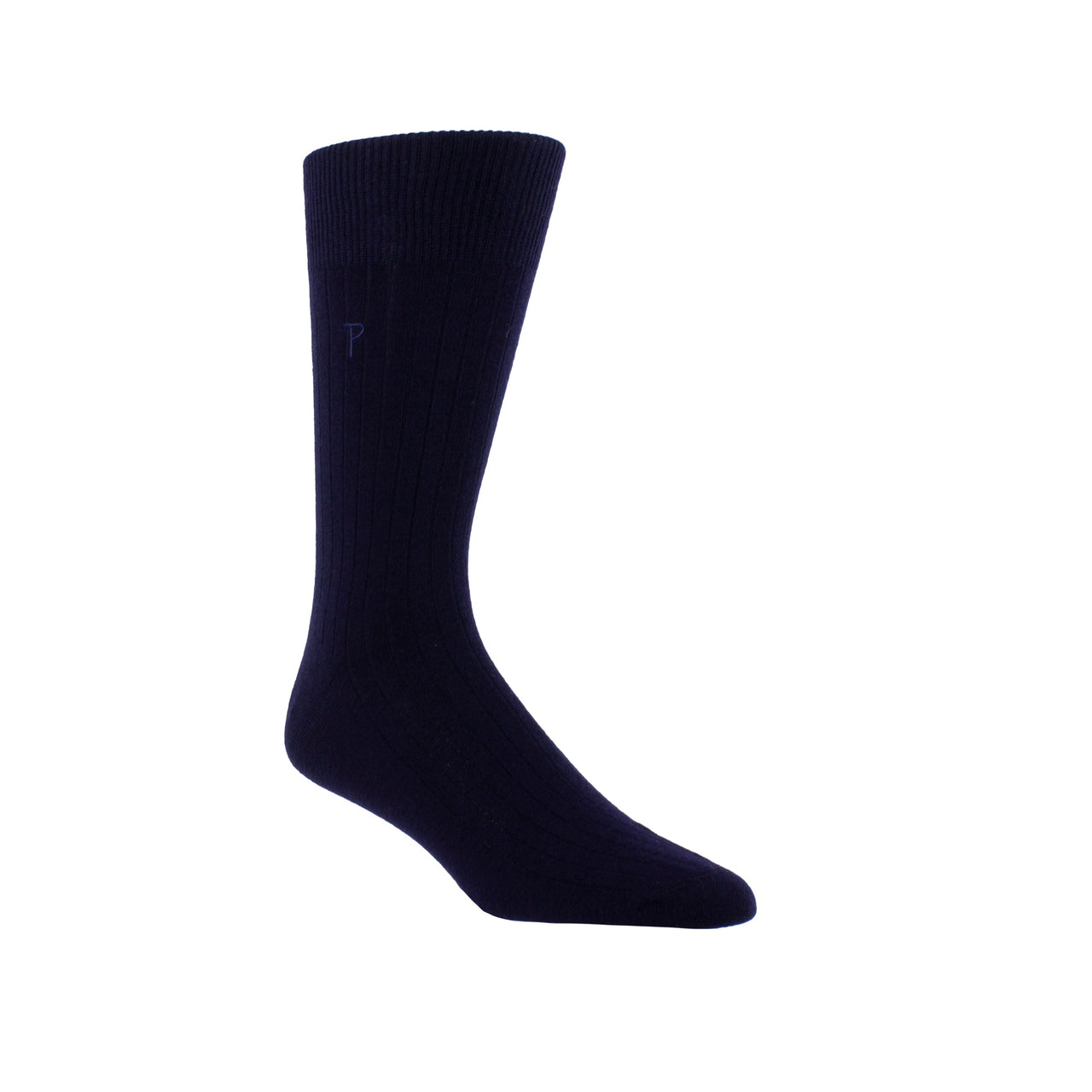 PERRI MENS EVERYDAY PREMIUM RIB WOOL CREW SOCK, 1 PAIR