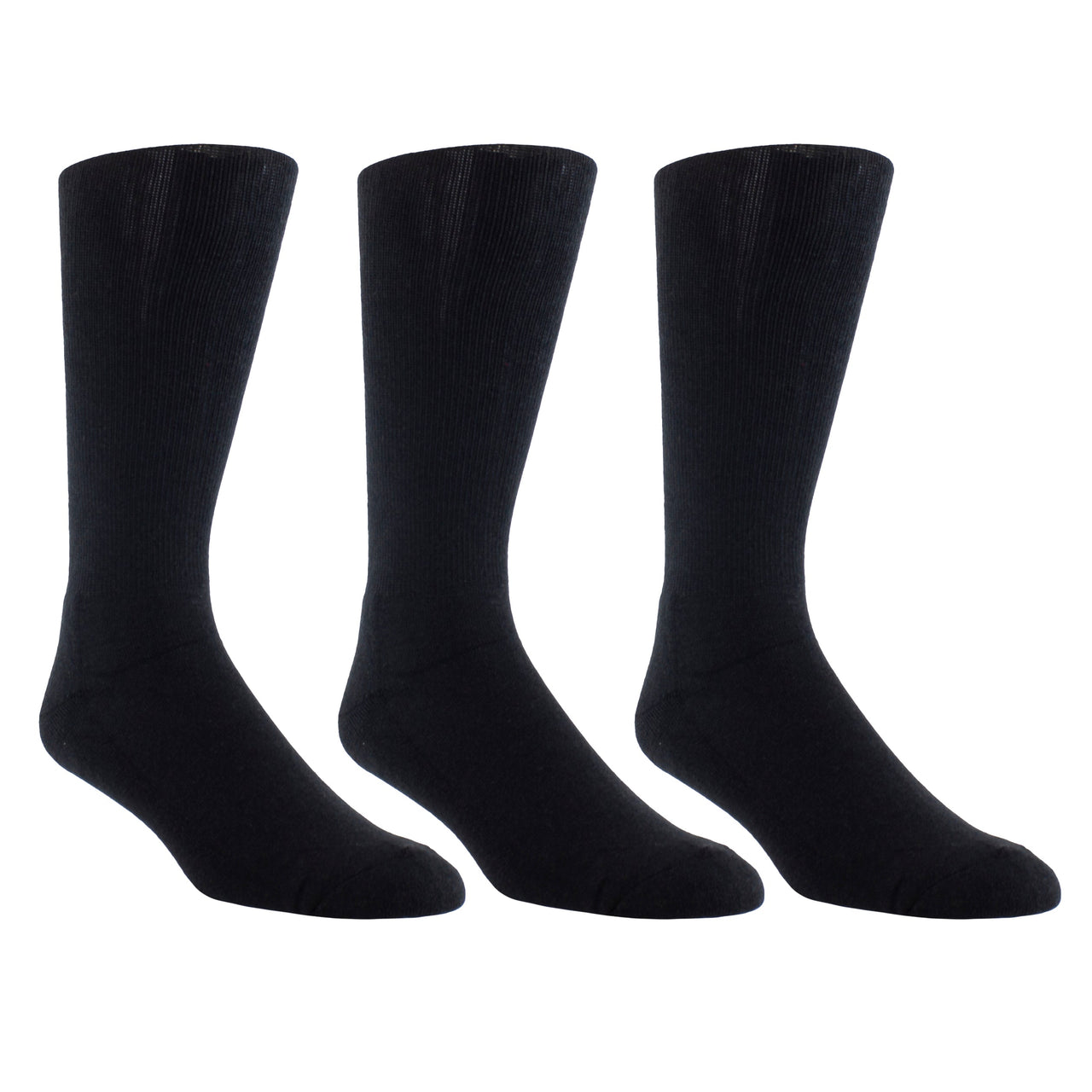 PERRI EVERYDAY MENS CLASSIC CUSHION SOLE - COTTON CREW, 3PAIR