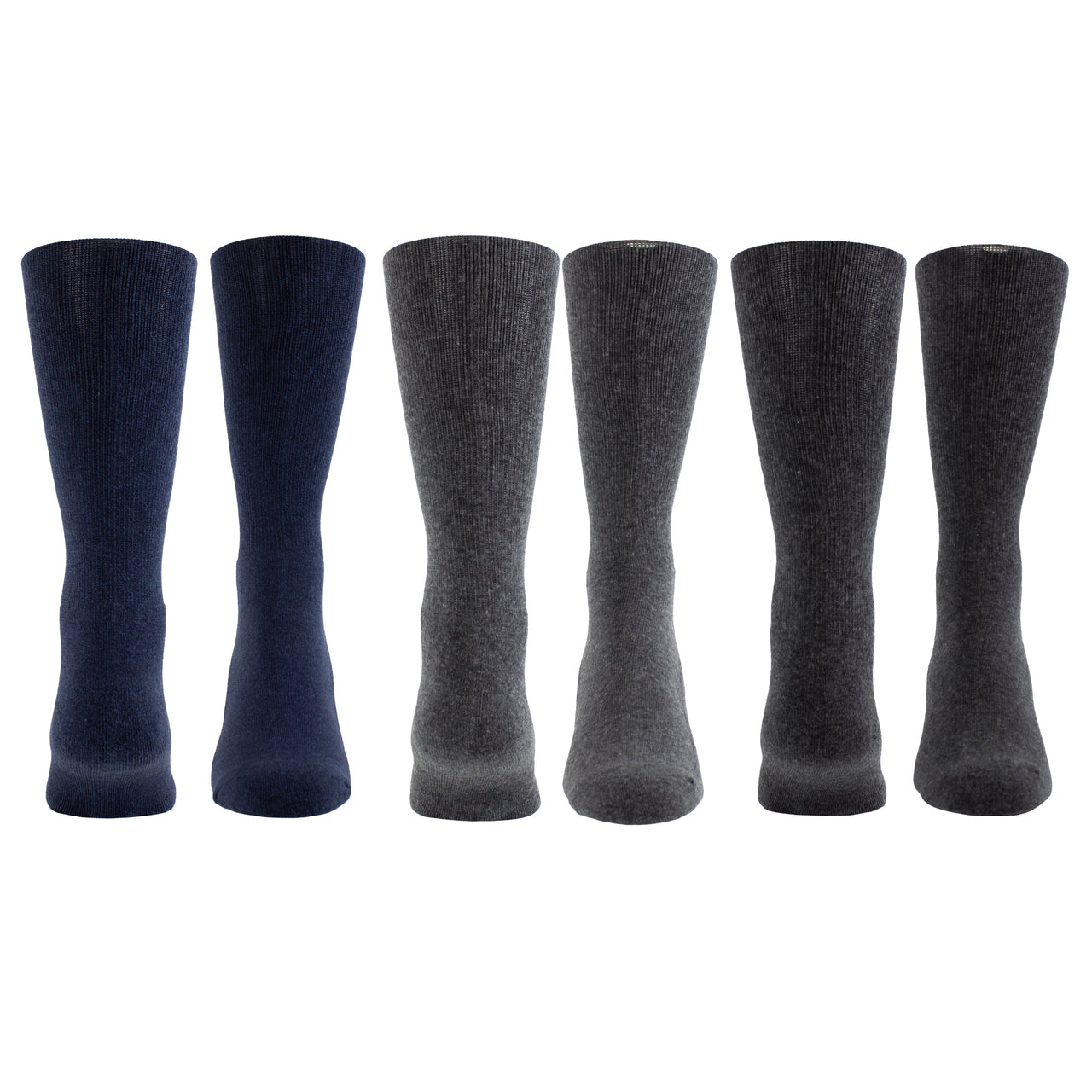 PERRI EVERYDAY MENS CLASSIC CUSHION SOLE - COTTON CREW, 3PAIR