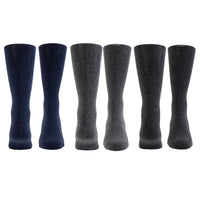 Thumbnail for PERRI EVERYDAY MENS CLASSIC CUSHION SOLE - COTTON CREW, 3PAIR