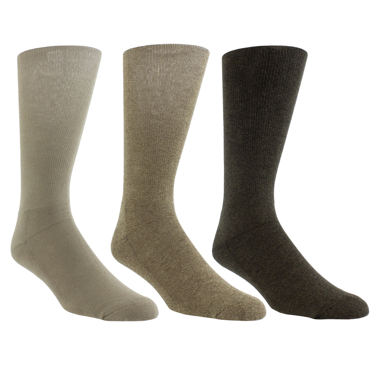 PERRI EVERYDAY MENS CLASSIC CUSHION SOLE - COTTON CREW, 3PAIR
