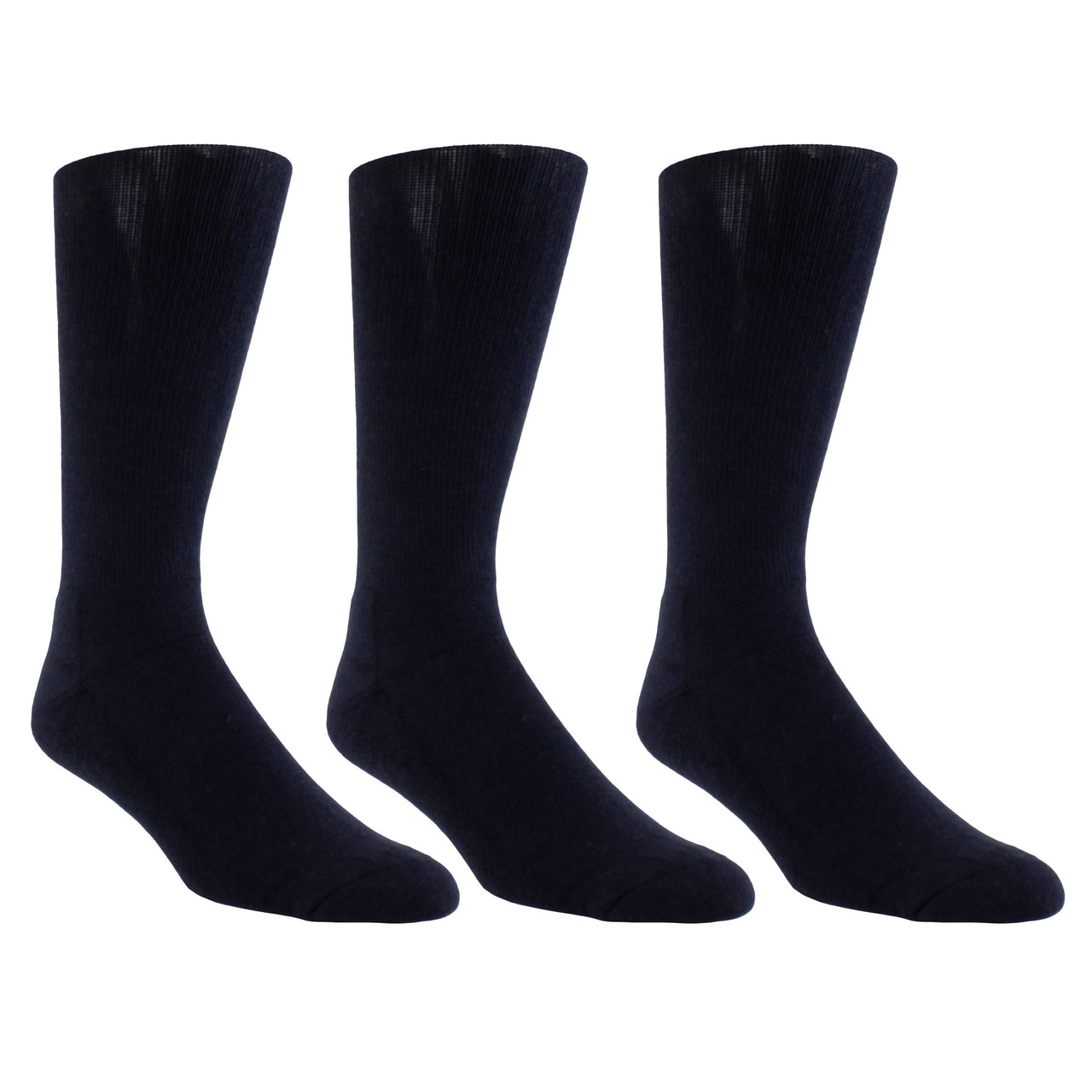 PERRI EVERYDAY MENS CLASSIC CUSHION SOLE - COTTON CREW, 3PAIR