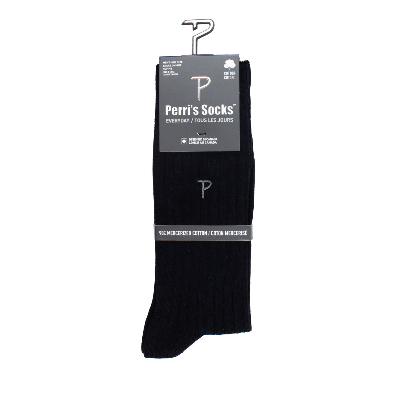 PERRI Basics DRESS CREW RIB, 1PAIR