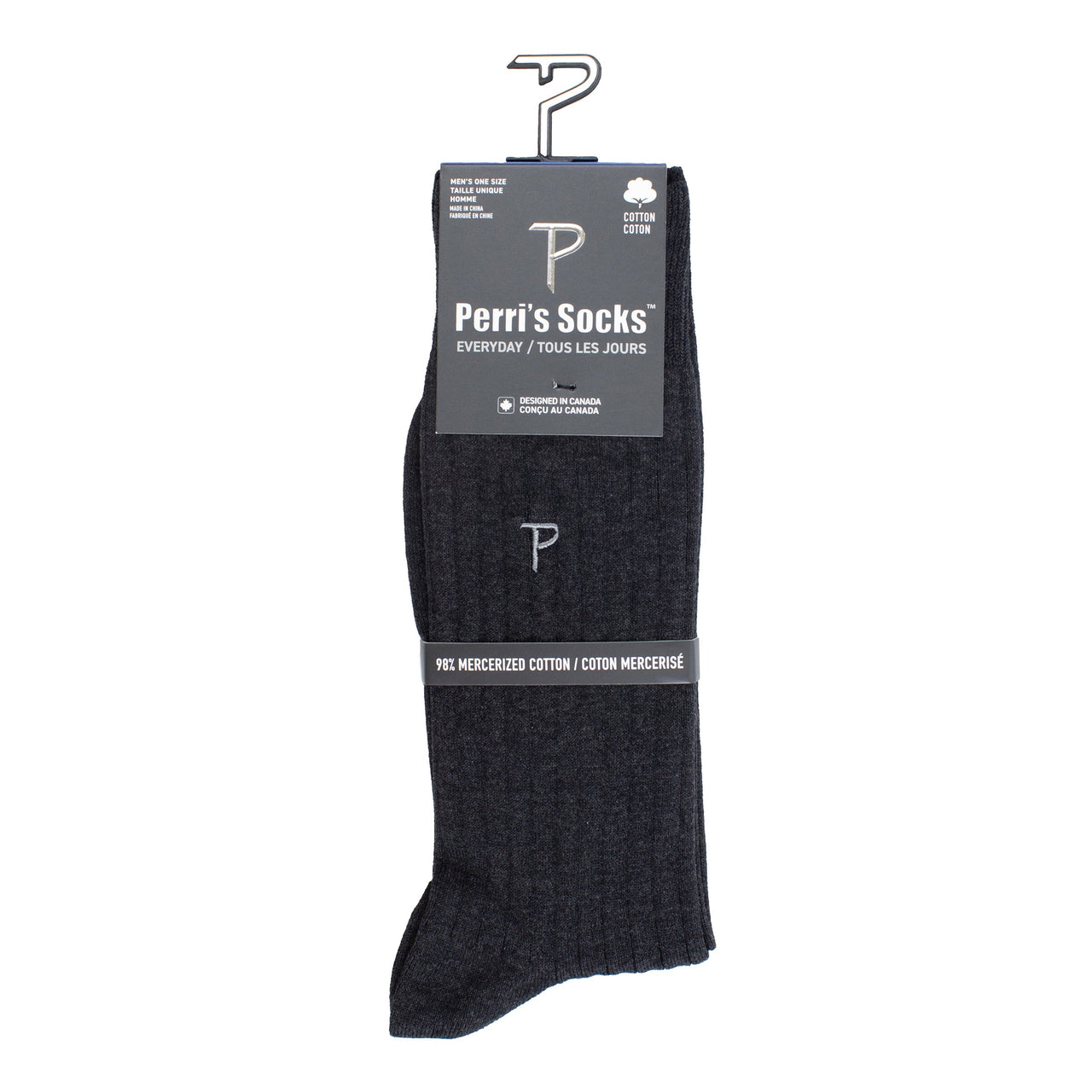 PERRI Basics DRESS CREW RIB, 1PAIR