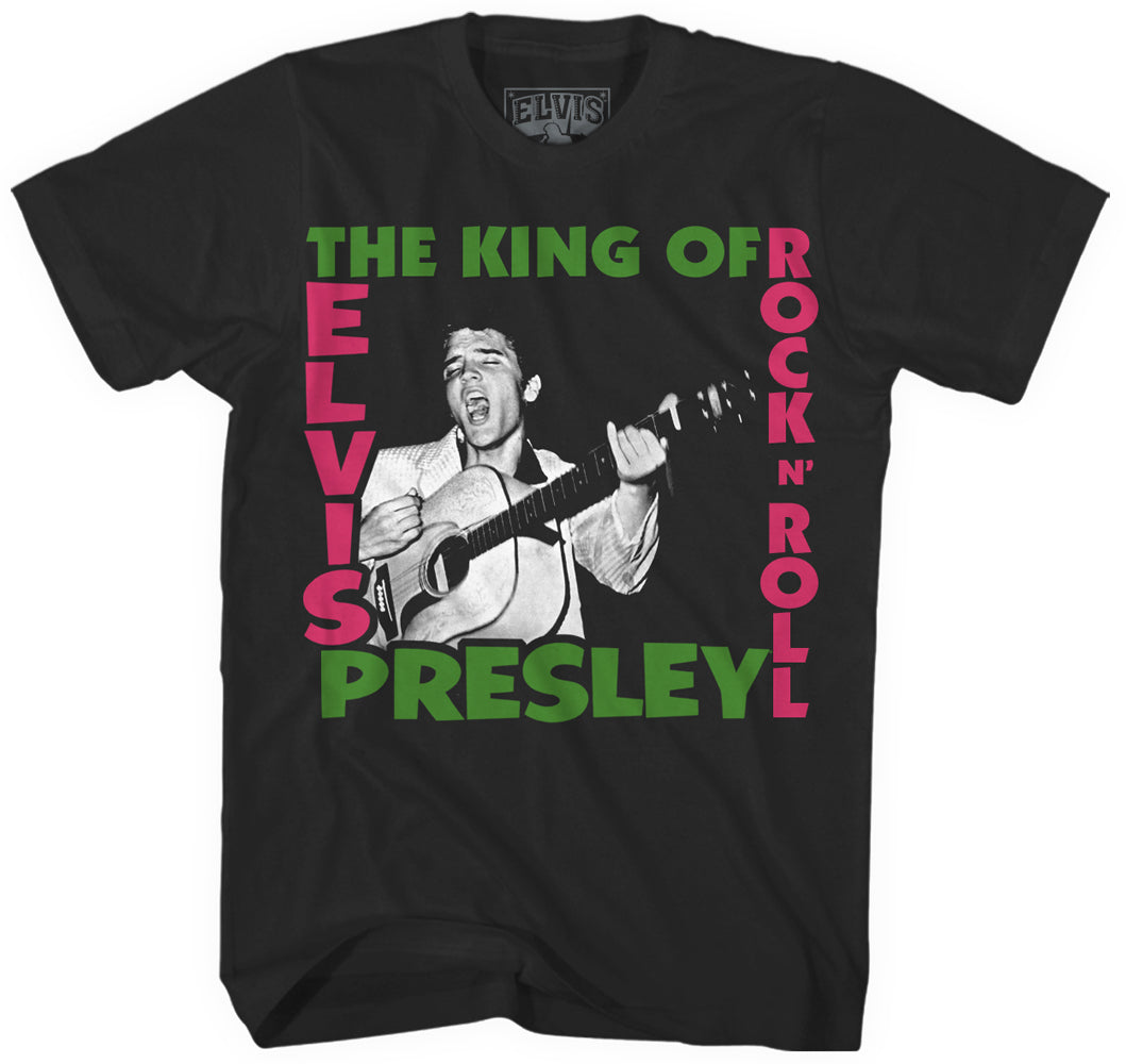 ELVIS PRESLEY KING OF ROCK & ROLL T-SHIRT