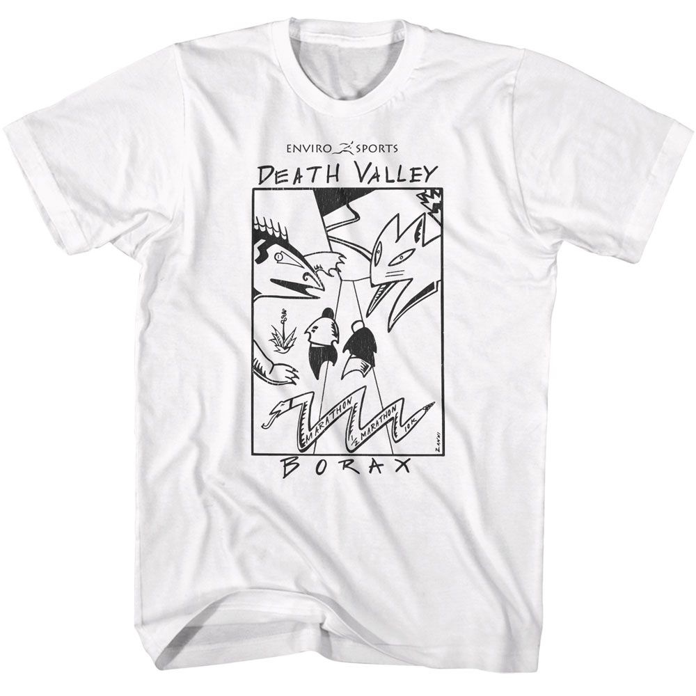 ENVIRO SPORTS-ENVIRO SPORTS DEATH VALLEY BORAX-WHITE ADULT S/S TSHIRT