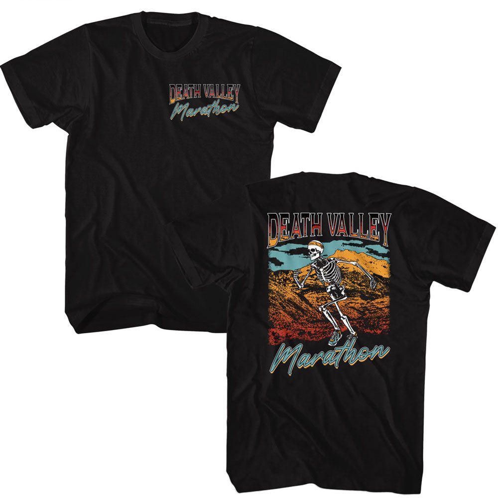 ENVIRO SPORTS-ES DEATH VALLEY FRONT AND BACK-BLACK ADULT S/S TSHIRT