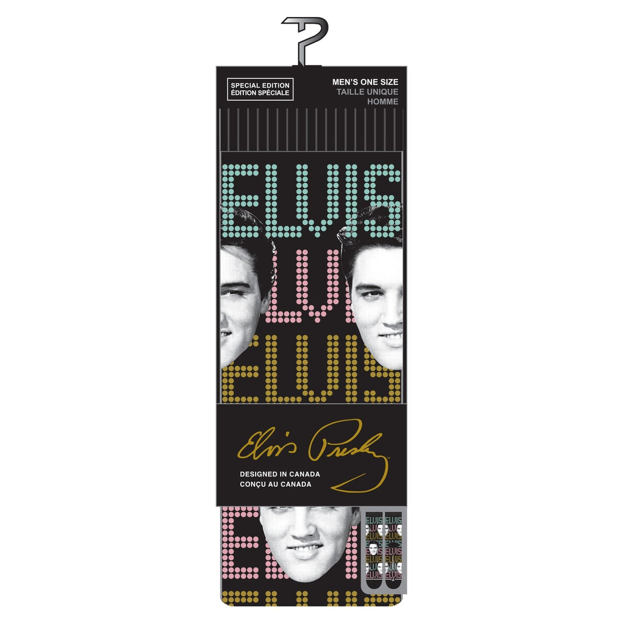 ELVIS FACES socks, 1 PAIR