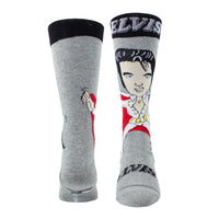 Thumbnail for ELVIS WHITE SUIT CAPE CARTOON SOCKS, 1 PAIR