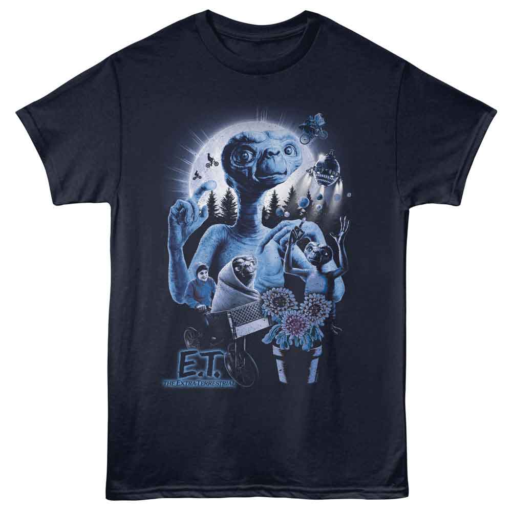 E.T. The Extra Terrestrial - ET Collage T-Shirt
