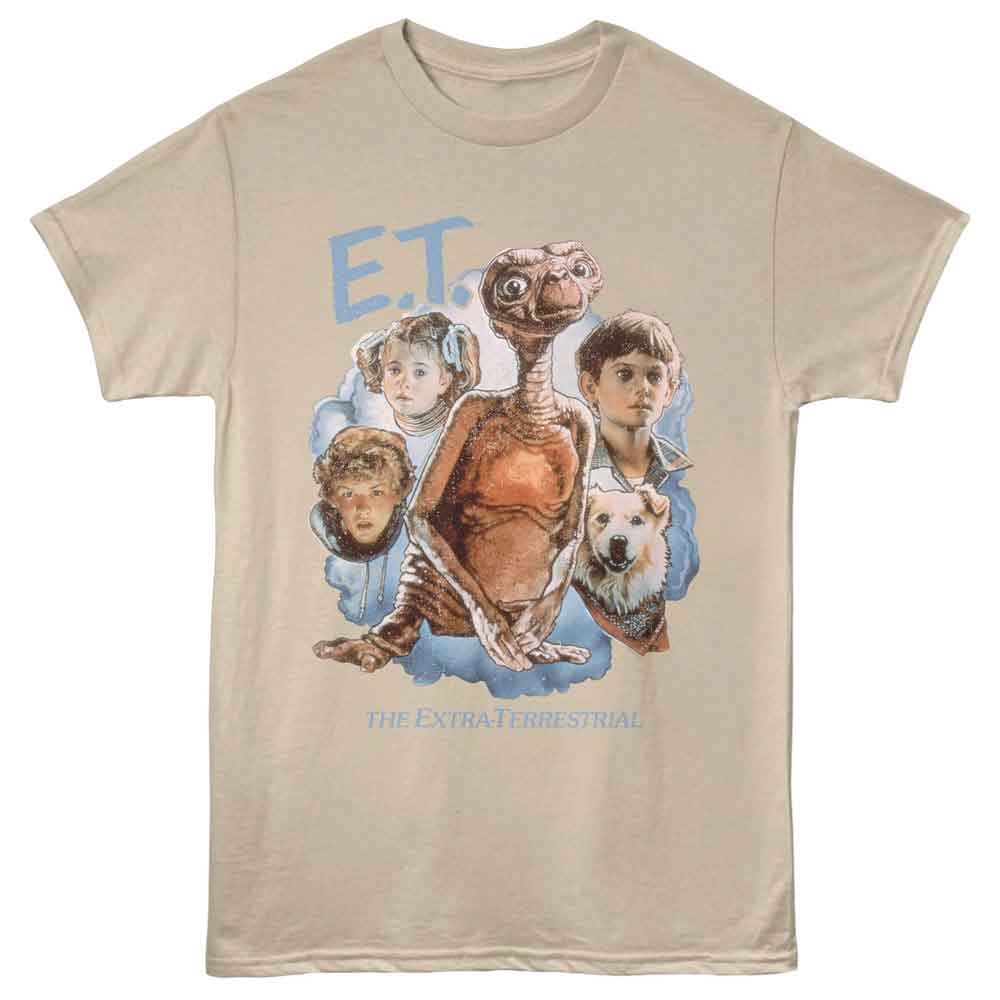 E.T. The Extra Terrestrial - Character Cloud T-Shirt