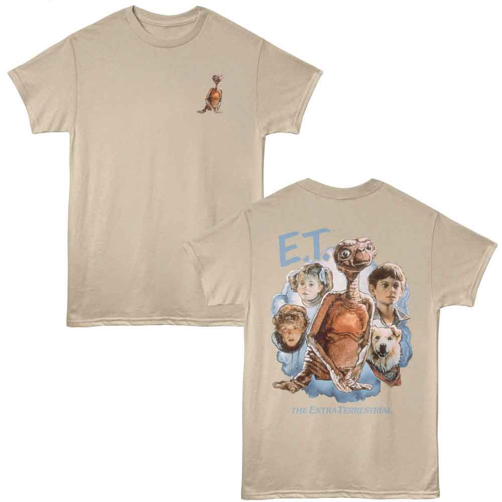 E.T. The Extra Terrestrial - Character Cloud F B T-Shirt