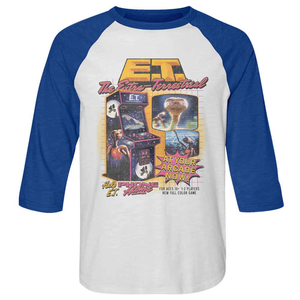 E.T. The Extra Terrestrial - ET Arcade Baseball Shirt