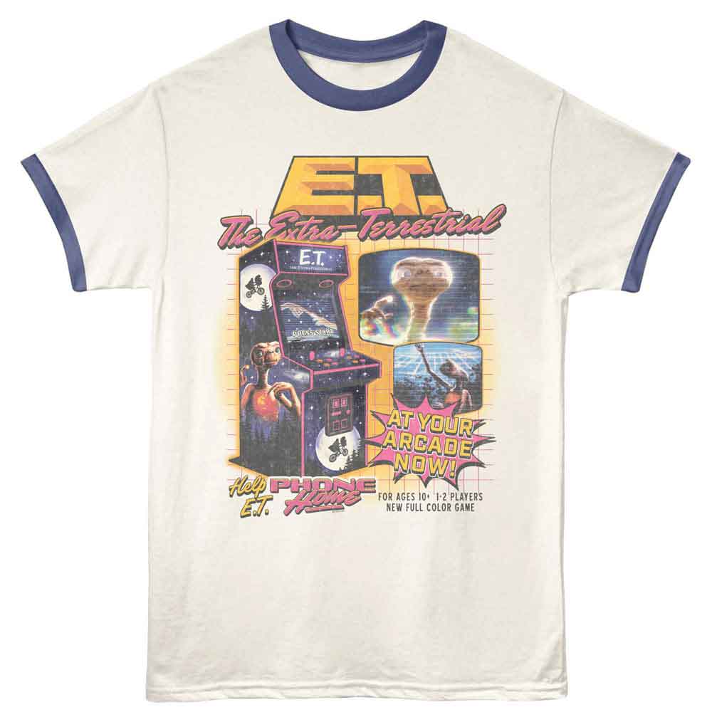 E.T. The Extra Terrestrial- Arcade Ringer Tee