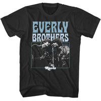 Thumbnail for EVERLY BROTHERS-EVERLY BROTHERS ROOTS-BLACK ADULT S/S TSHIRT