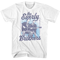 Thumbnail for EVERLY BROTHERS-EVERLY BROTHERS COOL CONTRAST-WHITE ADULT S/S TSHIRT