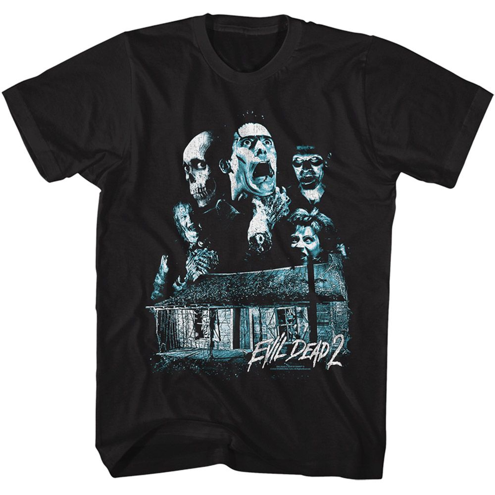 EVIL DEAD-EVIL DEAD COLLAGE-BLACK ADULT S/S TSHIRT