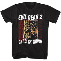 Thumbnail for EVIL DEAD-EVIL DEAD DEAD BY DAWN REPEATING-BLACK ADULT S/S TSHIRT