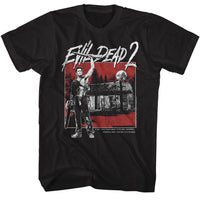 Thumbnail for EVIL DEAD-EVIL DEAD CABIN SQUARE-BLACK ADULT S/S TSHIRT