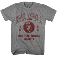 Thumbnail for EVIL DEAD-EVIL DEAD COLLEGIATE-GRAPHITE HEATHER ADULT S/S TSHIRT