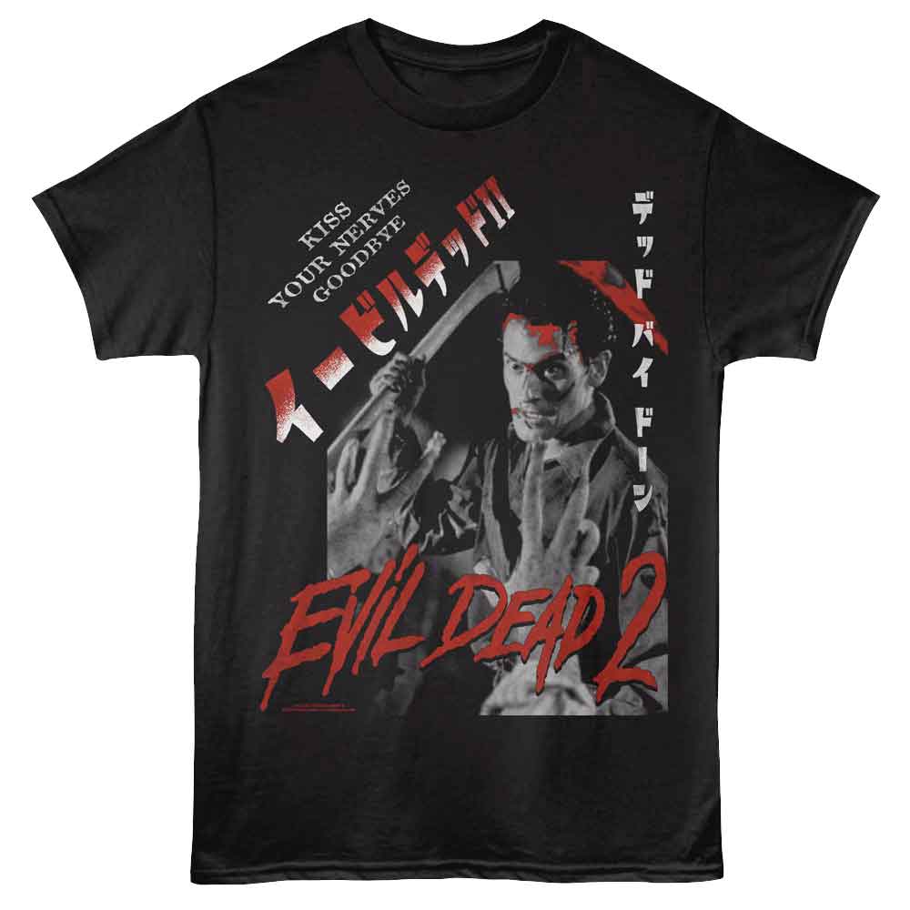 Evil Dead - KISS Your Nerves Goodbye T-Shirt