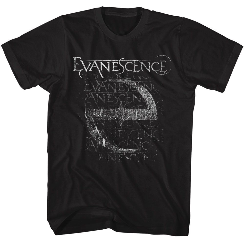 EVANESCENCE-EVANESCENCE E-BLACK ADULT S/S TSHIRT