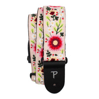 Thumbnail for MULTI COLOUR FLORAL GARDEN JACQUARD GUITAR STRAP
