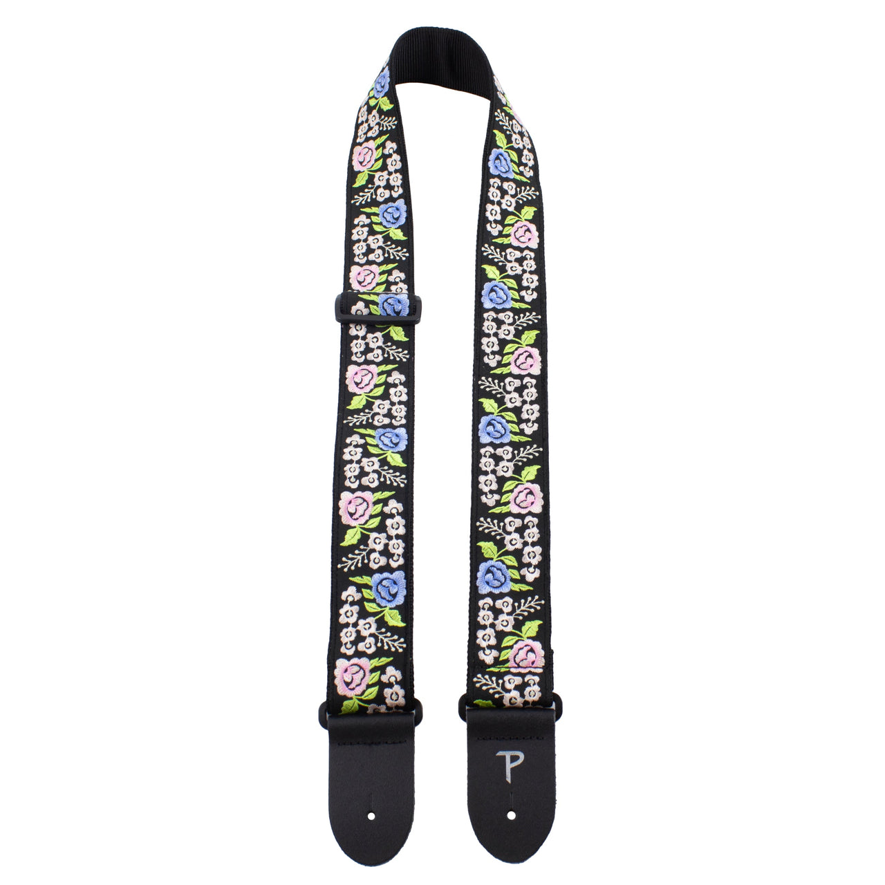 VINTAGE FLORAL JACQUARD GUITAR STRAP