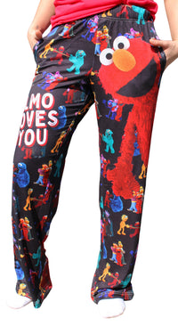 Thumbnail for Sesame Street Elmo pants on model front view