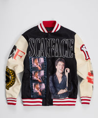 Thumbnail for Scarface Varsity Jacket - Black