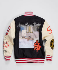 Thumbnail for Scarface Varsity Jacket - Black