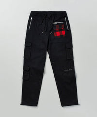 Thumbnail for Heaven Woven Cargo Pant - Black