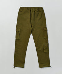 Thumbnail for Heaven Woven Cargo Pant - Olive Green