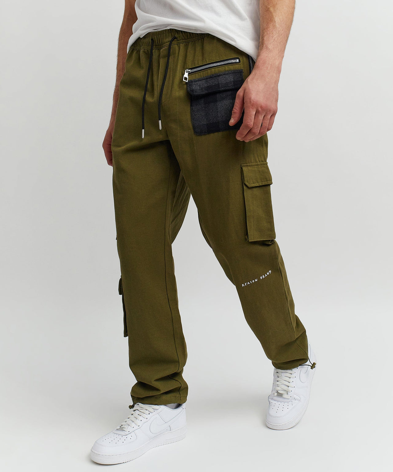 Heaven Woven Cargo Pant - Olive Green