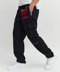 Thumbnail for Heaven Woven Cargo Pant - Black