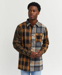 Thumbnail for Split Flannel Shirt