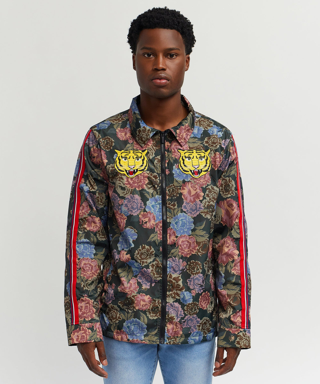 Fearless Tape Trim Nylon Jacket