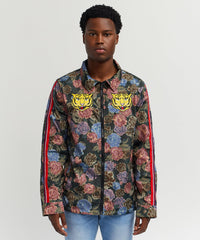 Thumbnail for Fearless Tape Trim Nylon Jacket