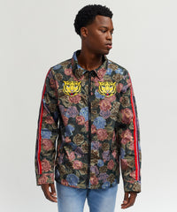 Thumbnail for Fearless Tape Trim Nylon Jacket