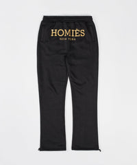 Thumbnail for Homies Kid's Fleece Pants - Black 2