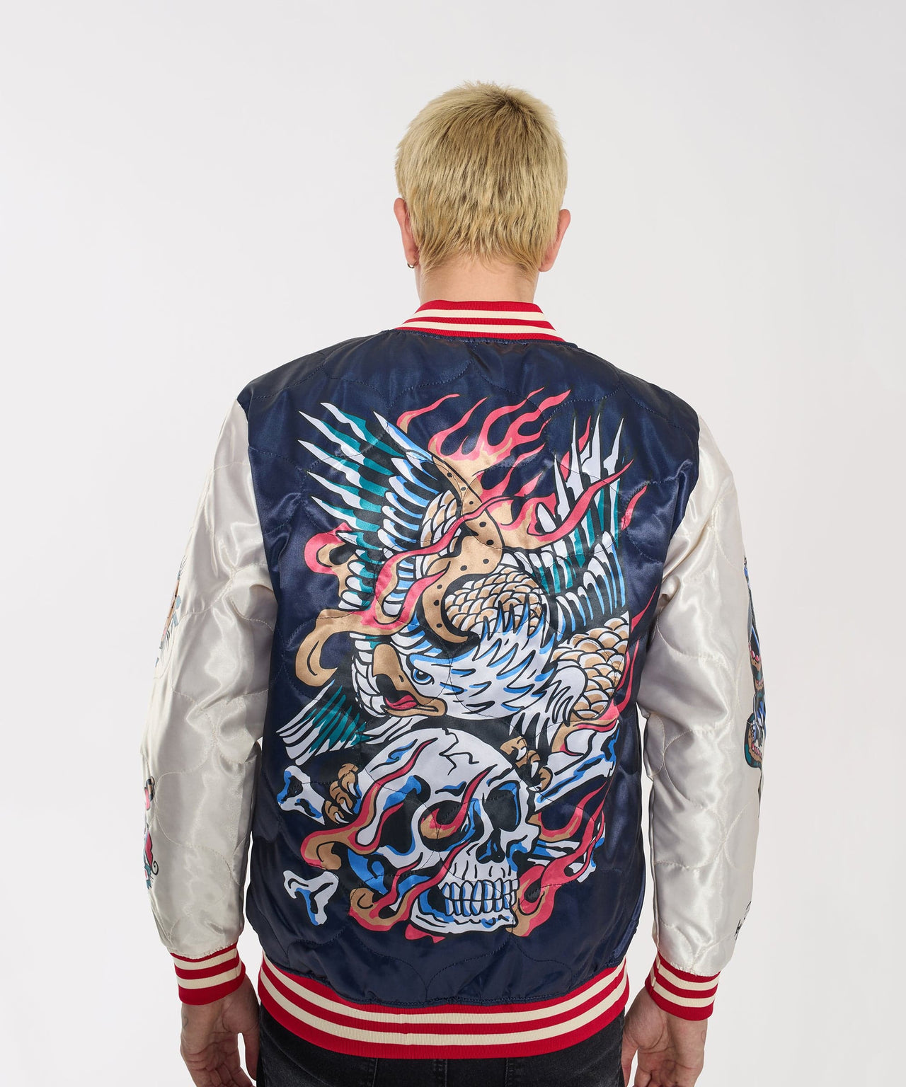 Iconic Bomber Jacket - Navy