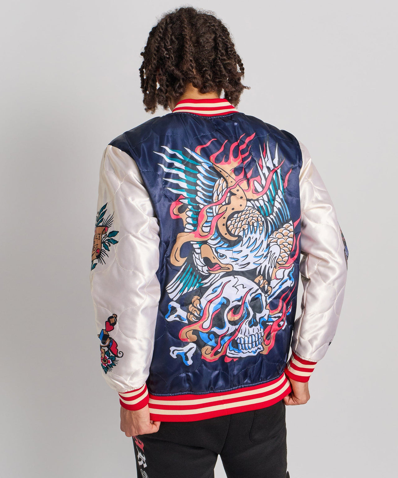 Iconic Bomber Jacket - Navy