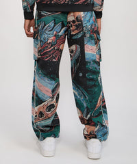 Thumbnail for Warrior Tapestry Flare Pant