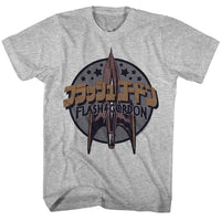 Thumbnail for FLASH GORDON-HALFTONE-GRAY HEATHER ADULT S/S TSHIRT