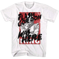 Thumbnail for FLASH GORDON-GRAFFITI-WHITE ADULT S/S TSHIRT