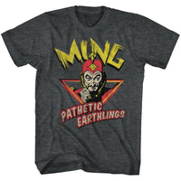Thumbnail for FLASH GORDON-MING PATHETIC-BLACK HEATHER ADULT S/S TSHIRT