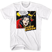 Thumbnail for FLASH GORDON-GONNA CRASH-WHITE ADULT S/S TSHIRT
